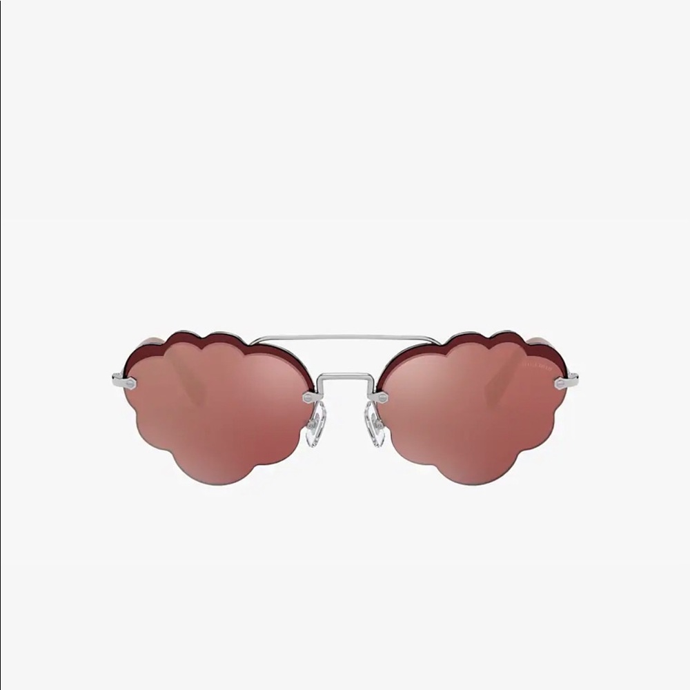 Miu Miu pink cloud sunglasses NWOT